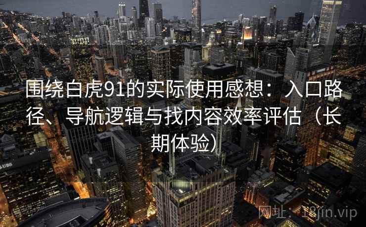 围绕白虎91的实际使用感想：入口路径、导航逻辑与找内容效率评估（长期体验）