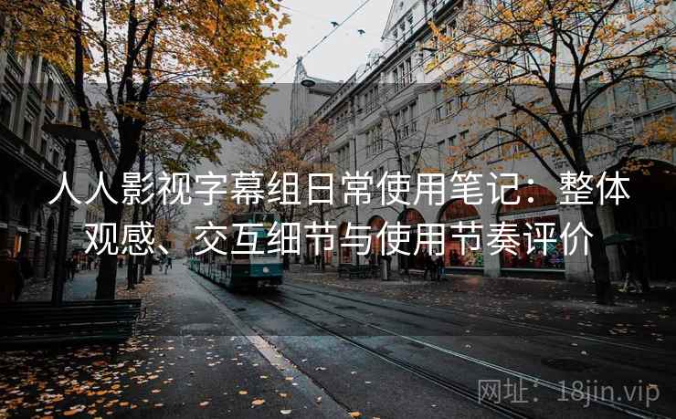 人人影视字幕组日常使用笔记：整体观感、交互细节与使用节奏评价
