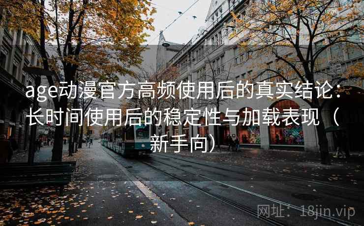 age动漫官方高频使用后的真实结论：长时间使用后的稳定性与加载表现（新手向）