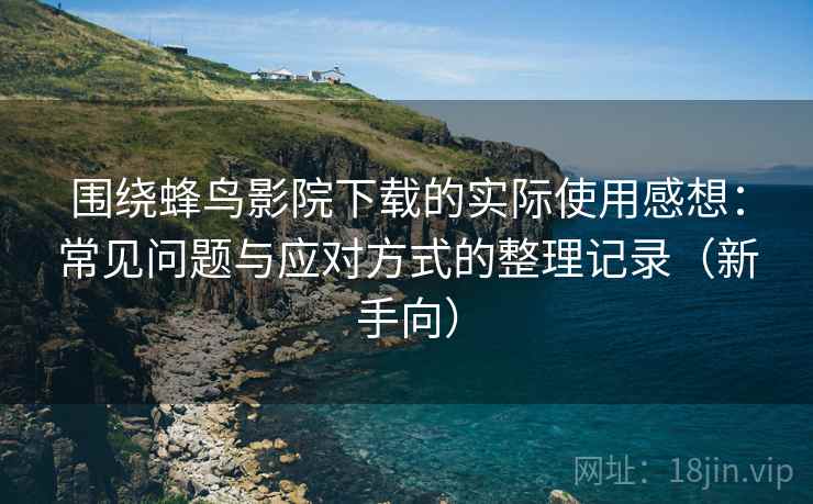 围绕蜂鸟影院下载的实际使用感想：常见问题与应对方式的整理记录（新手向）